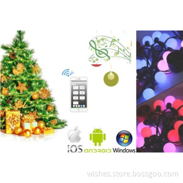 Wifi string speakers lights